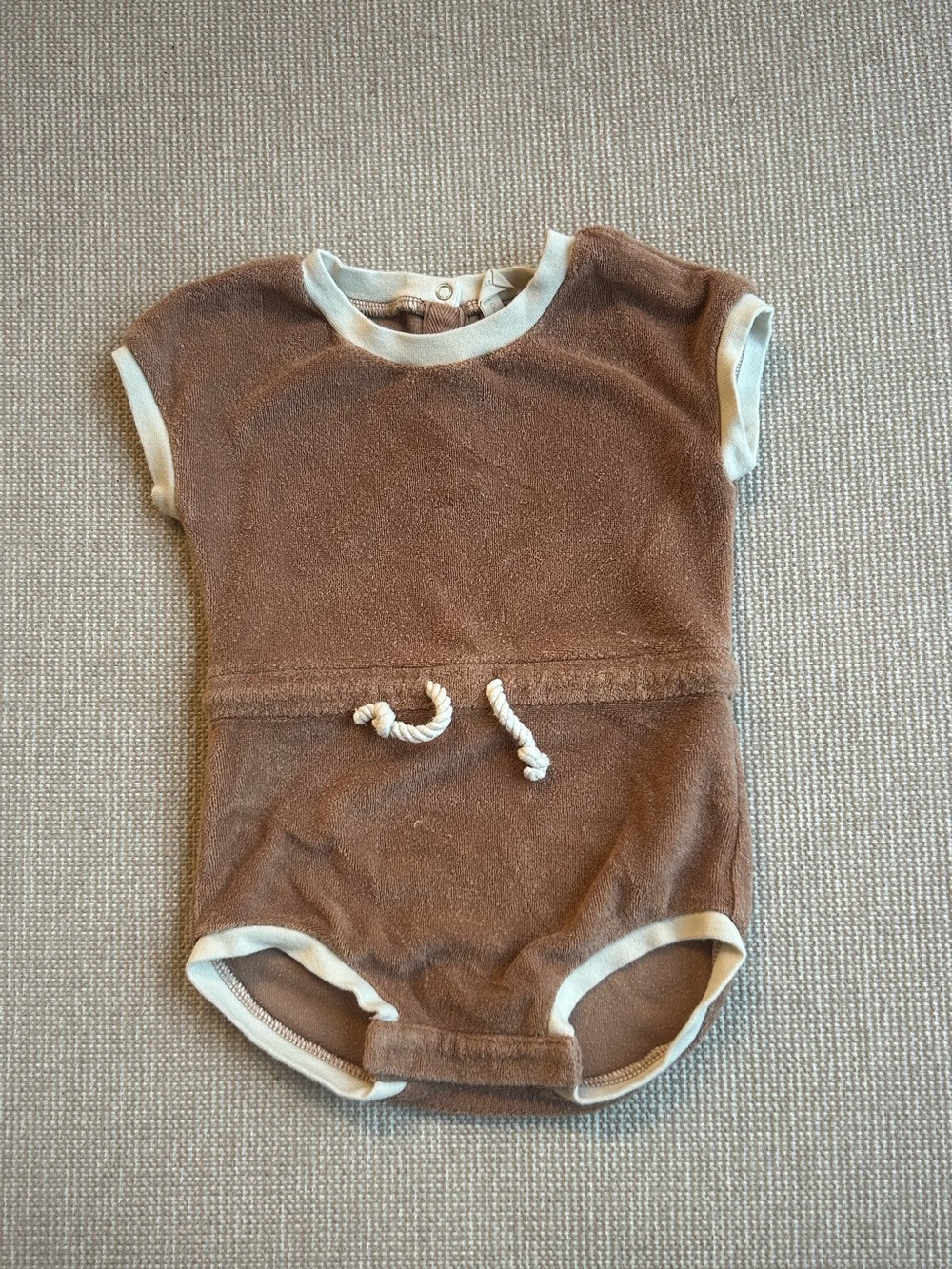 Quincy Mae Terry Baby Romper